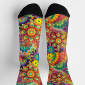 Hippie Groovy Techno Psychedelische Thunder_Cove Sokken (Top)