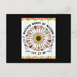 Hippie Guitar Briefkaart