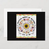 Hippie Guitar Briefkaart (Voorkant / Achterkant)