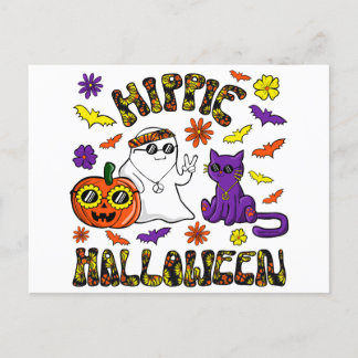 Hippie Halloween Briefkaart