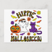Hippie Halloween Briefkaart (Voorkant)
