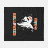 Hippie halloween fleece deken (Voorkant (Horizontaal))