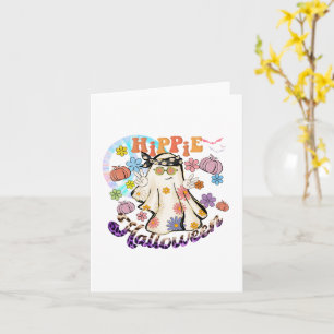 Hippie Halloween Geest Retro Halloween Kaart