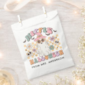 Hippie Halloween Groovy Retro Bedankzakje (Geknipt)