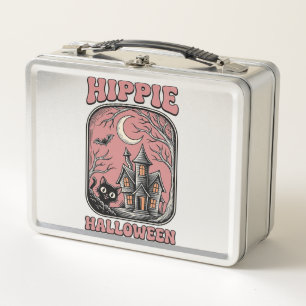 Hippie Halloween Kat Geestenhuis Vintage Design_
