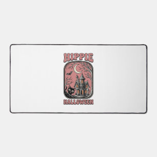 Hippie Halloween Kat Geestenhuis Vintage Ontwerp_ Bureaumat