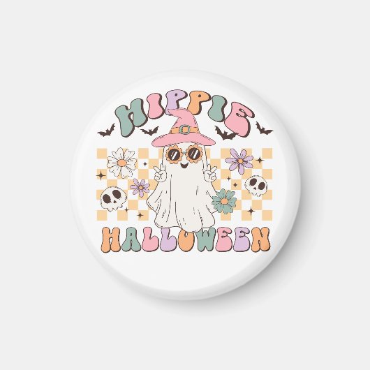 Hippie Halloween Magneet (Voorkant)
