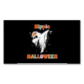 Hippie halloween magnetisch visitekaartje (Voorkant)