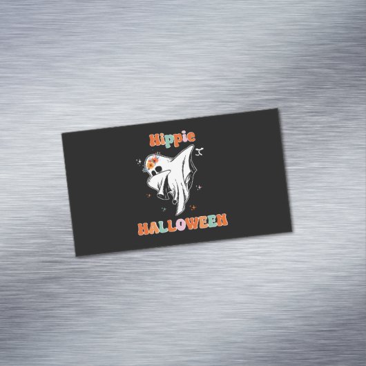 Hippie halloween magnetisch visitekaartje (Voorbeeld)