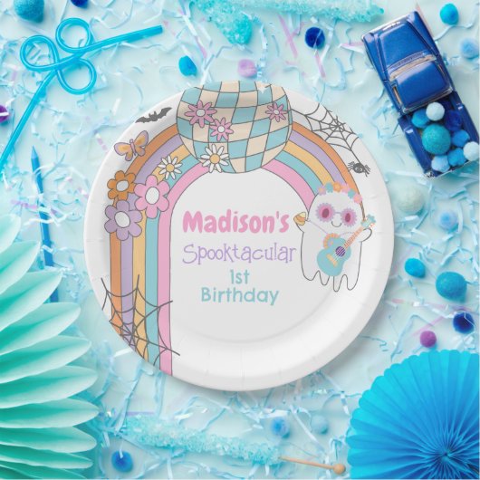 Hippie Halloween  Papieren Bordje (Feest)