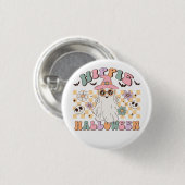 Hippie Halloween Ronde Button 3,2 Cm (Voorkant /achterkant)