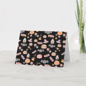 Hippie Halloween Schattigee hippie Ghosts foto opg Kaart (Achterkant)