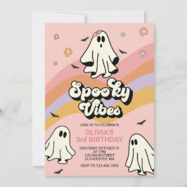 Hippie Halloween Spooky VIBES Uitnodiging voor ver