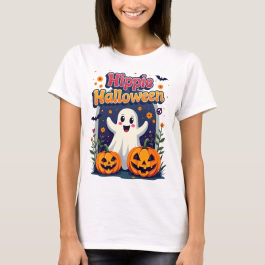 Hippie Halloween T-shirt (Voorkant)