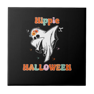 Hippie halloween tegeltje