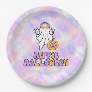 Hippie Halloween Tie Dye Paper Borden Papieren Bordje