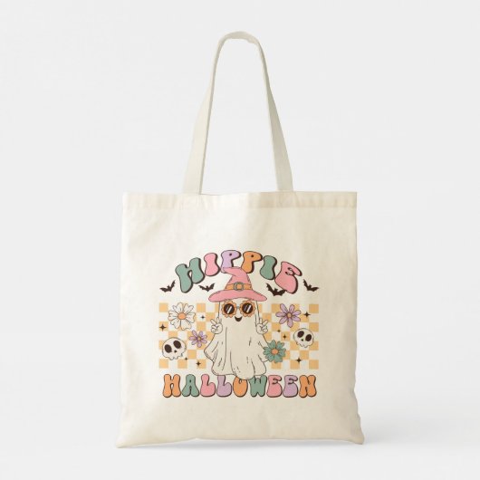 Hippie Halloween Tote Bag (Achterkant)