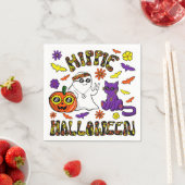 Hippie Halloween Trio Napkins Servet (Insitu)
