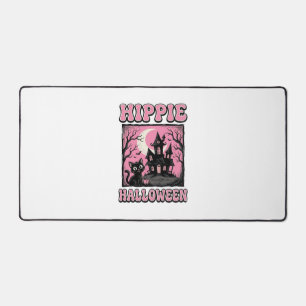 Hippie Halloween Vintage Heksenhuis Kat T-shirt_1 Bureaumat
