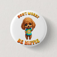 Hippie Happy Dog Poodle Puppy 