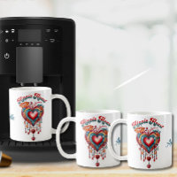 Hippie hart koffie 11 oz Mok