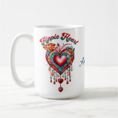 Hippie hart koffie 15 oz Mok (Links)
