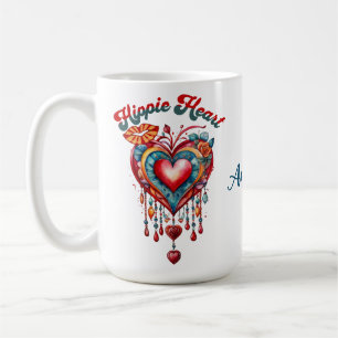Hippie hart koffie 15 oz Mok