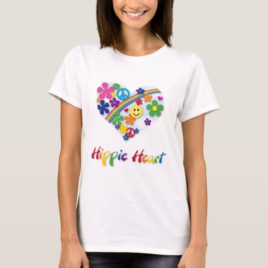 Hippie Heart Shirt (Voorkant)