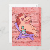 Hippie Hedégel Briefkaart (Voorkant / Achterkant)