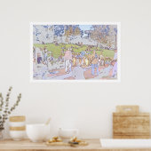 Hippie Hill (oorspronkelijke versie) Poster (Keuken)