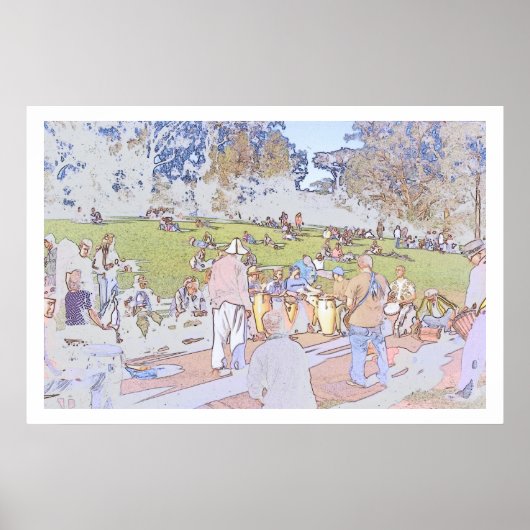 Hippie Hill (oorspronkelijke versie) Poster (Voorkant)