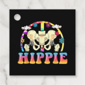 Hippie Hip Replacement Joint Surgery Funny Bedankjes Labels (Voorkant)