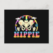 Hippie Hip Replacement Joint Surgery Funny Briefkaart (Voorkant)