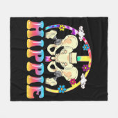 Hippie Hip Replacement Joint Surgery Funny Fleece Deken (Voorkant (Horizontaal))