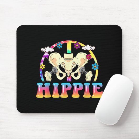 Hippie Hip Replacement Joint Surgery Funny Muismat (Met muis)