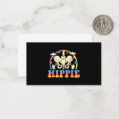 Hippie Hip Replacement Joint Surgery Funny Notitiekaartje (Voorkant / Achterkant in situ)