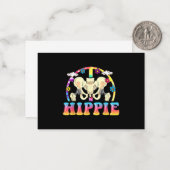 Hippie Hip Replacement Joint Surgery Funny Notitiekaartje (Voorkant / Achterkant in situ)