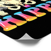 Hippie Hip Replacement Joint Surgery Funny Poster (Hoek)