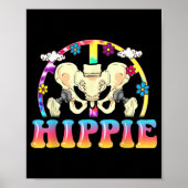 Hippie Hip Replacement Joint Surgery Funny Poster (Voorkant)
