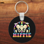 Hippie Hip Replacement Joint Surgery Funny Sleutelhanger (Voorkant)