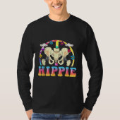 Hippie Hip Replacement Joint Surgery Funny T-shirt (Voorkant)