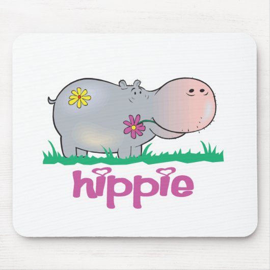 hippie hippo muismat (Voorkant)