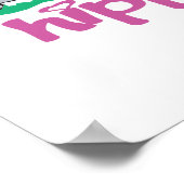 hippie hippo poster (Hoek)