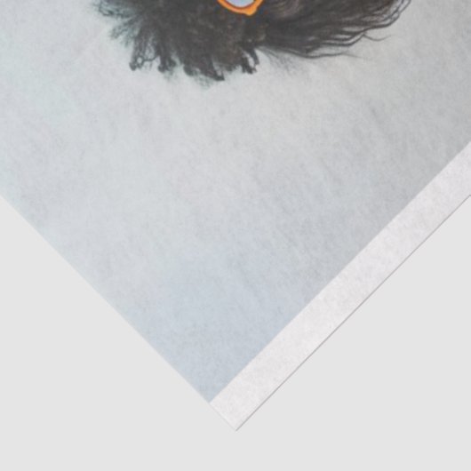 Hippie Hipster standaard poedel zusters decoupage Tissuepapier (Detail)