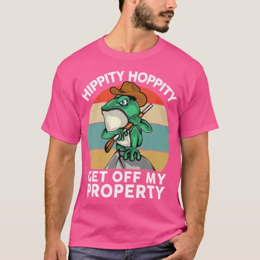 Hippie Hoppity Ga van mijn eigendom Herpetologist T-shirt (Voorkant)