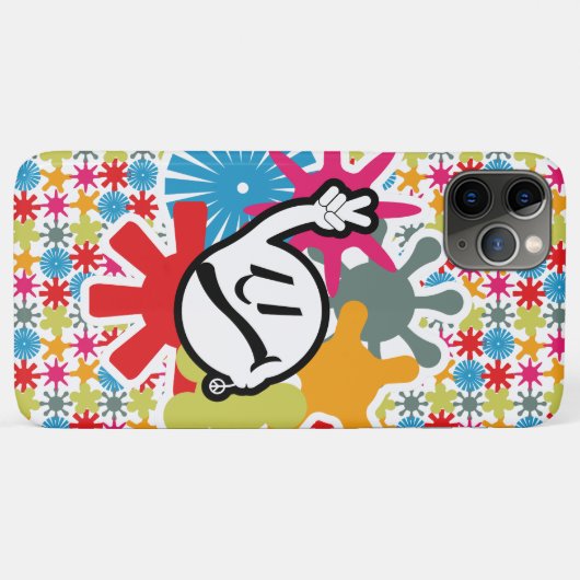 HIPPIE ICON lines ver 2023 BY MASANSER Case-Mate iPhone Case (Achterkant (horizontaal))