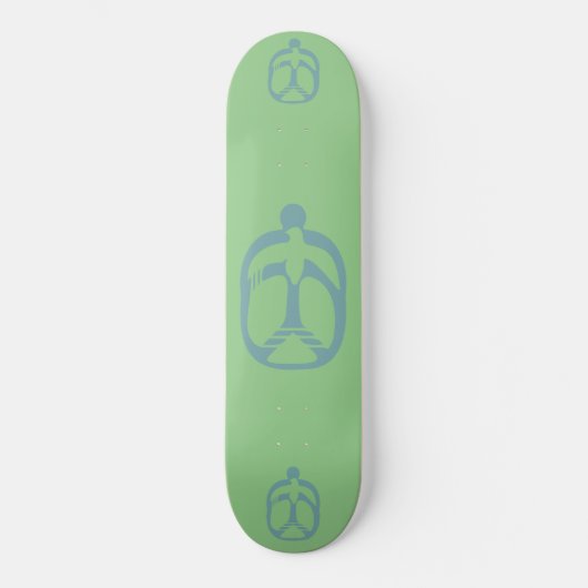HIPPIE ICON PEACE OVER 2023 DOOR MASANSER PERSOONLIJK SKATEBOARD (Voorkant)