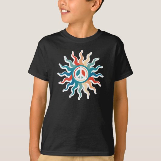 HIPPIE ICON SUN ver 2023 BY MASANSER T-shirt (Voorkant)