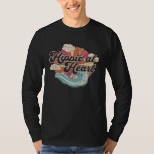 Hippie in hart en nieren Hippie T-shirt