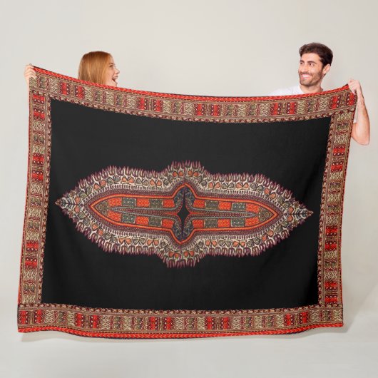 Hippie Indian Style Fleece Deken (In situ)